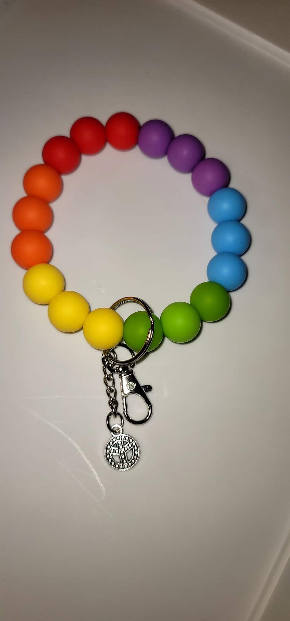 Rainbow Color Wristlet