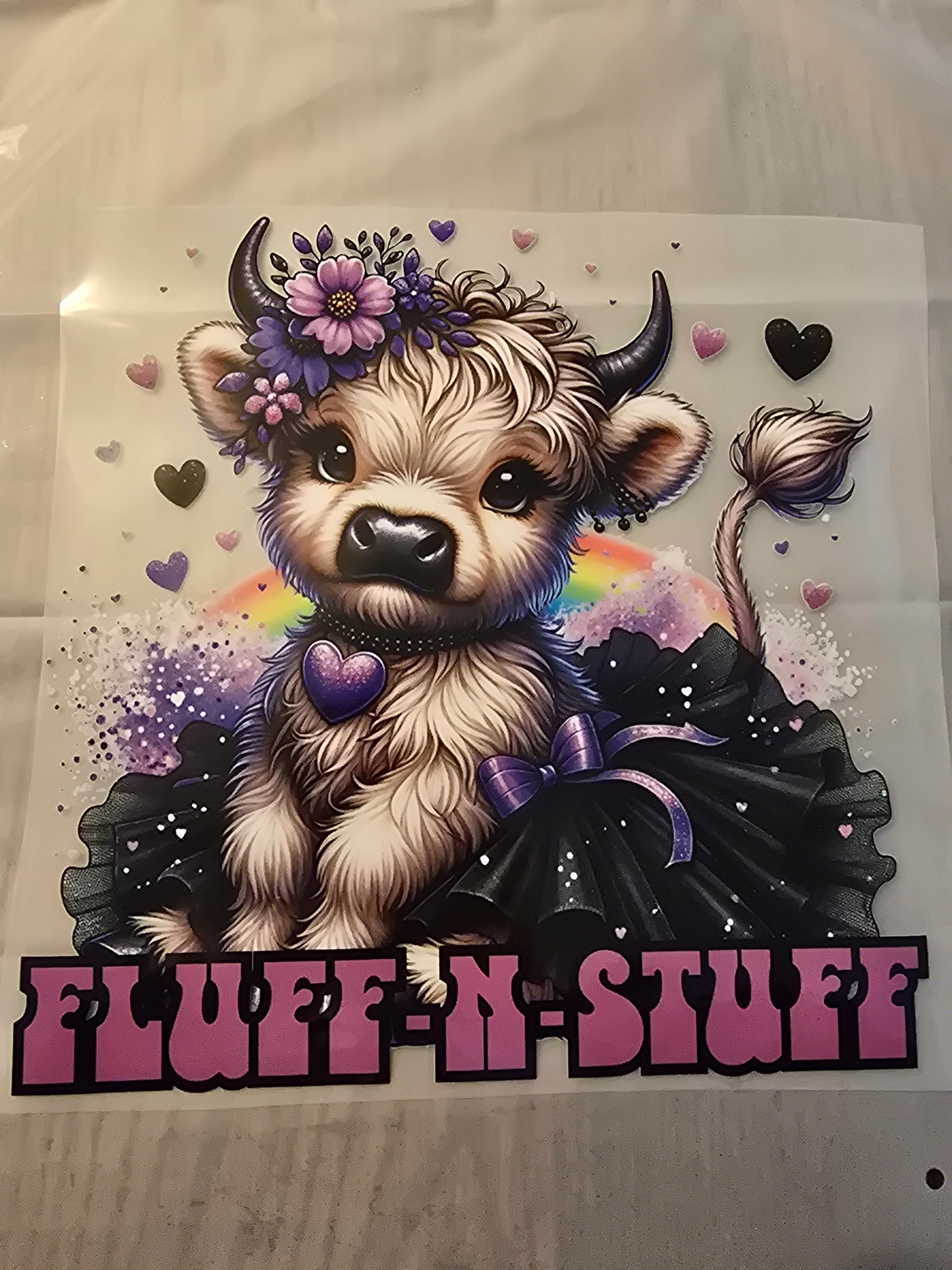 Fluff n Stuff Cow Design