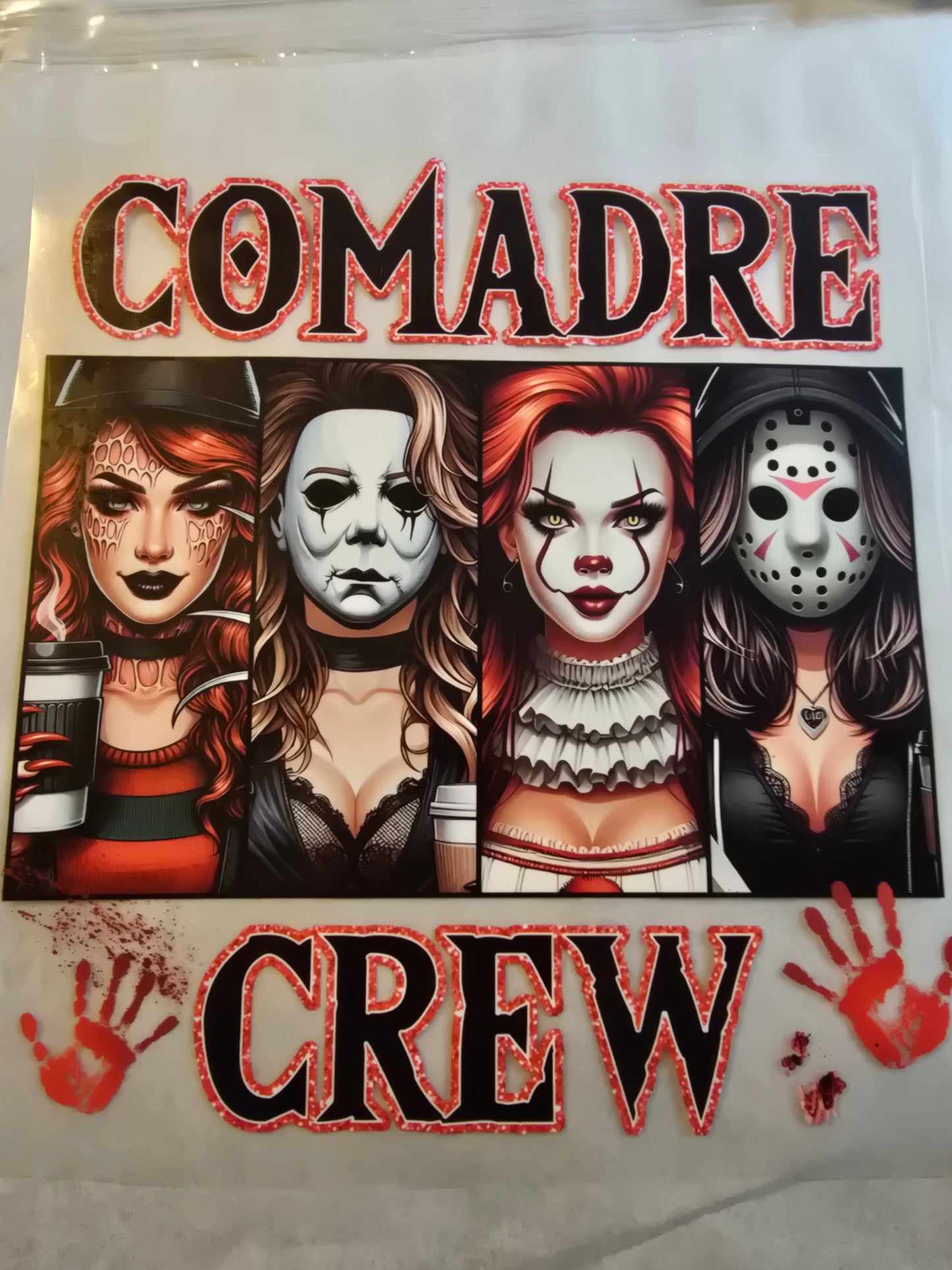 Comadre Crew Horror Design