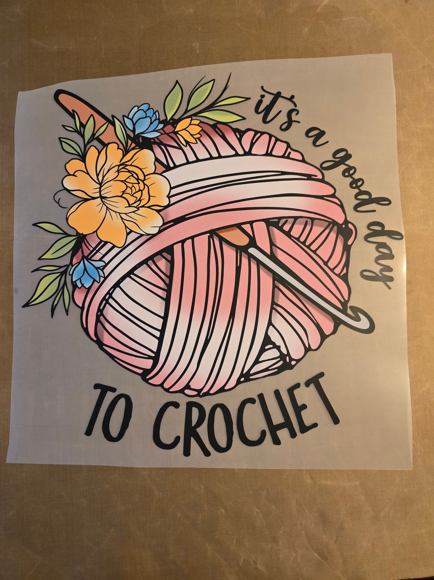It's a Good Day to Crochet Design