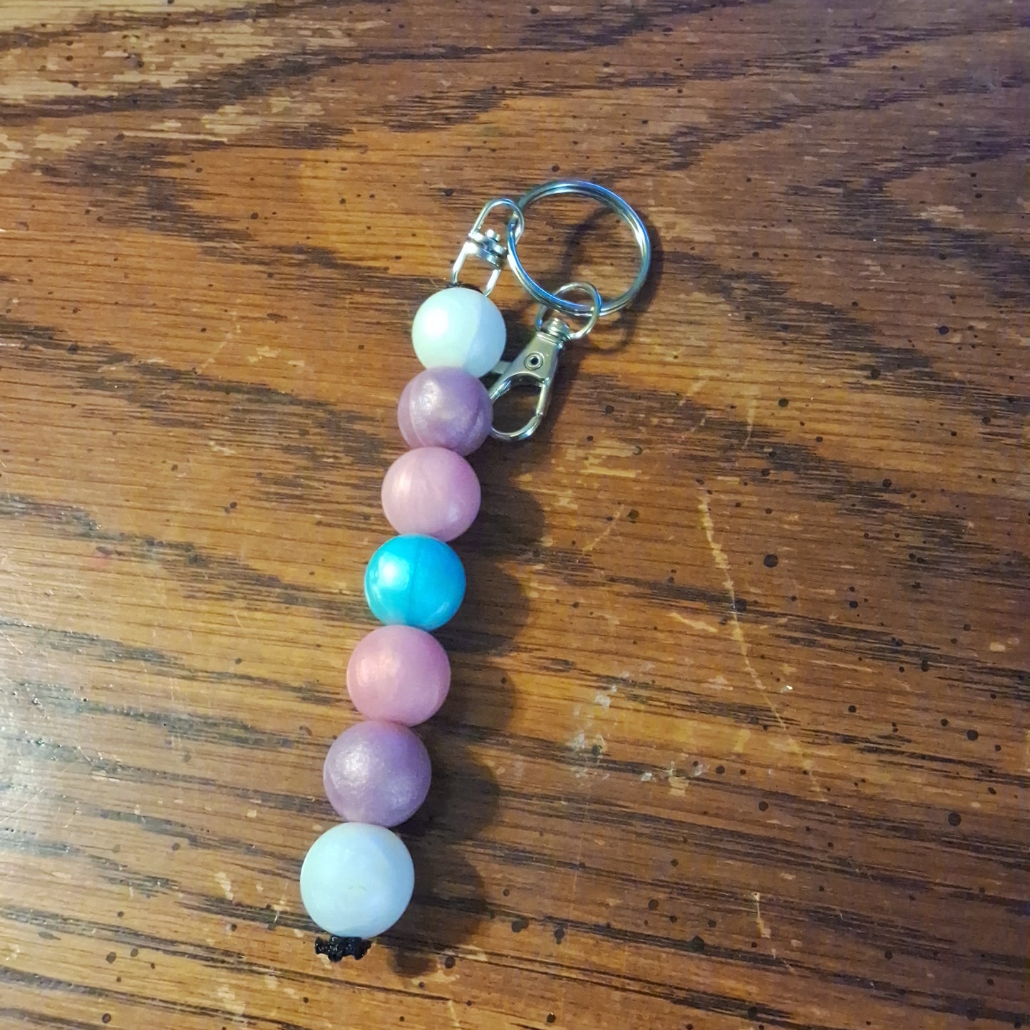 Shiny White, Shiny Blue, Shiny Pink and Shiny Purple Keychain
