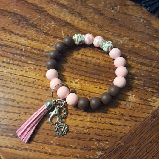 Pink and Brown Cow Print
