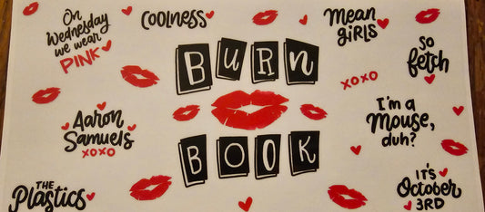 Burn Book Cup Design