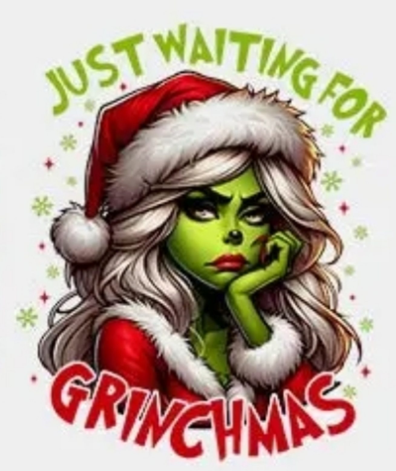 Just Waiting for Grinchmas-Female Design