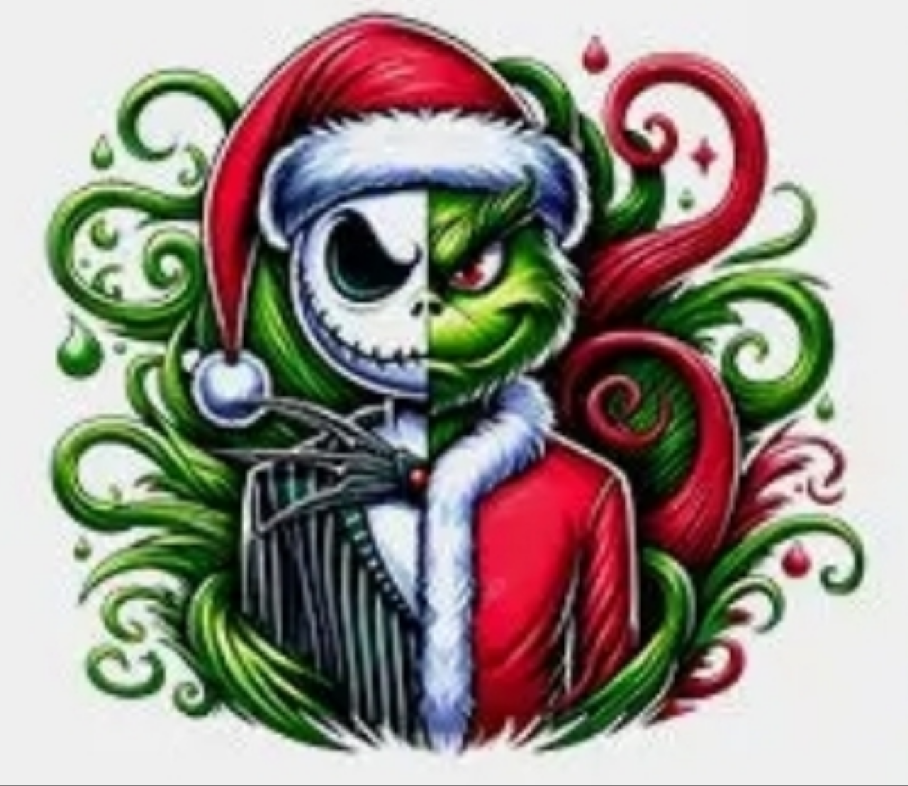Grinch/Jack Skellington Christmas Design