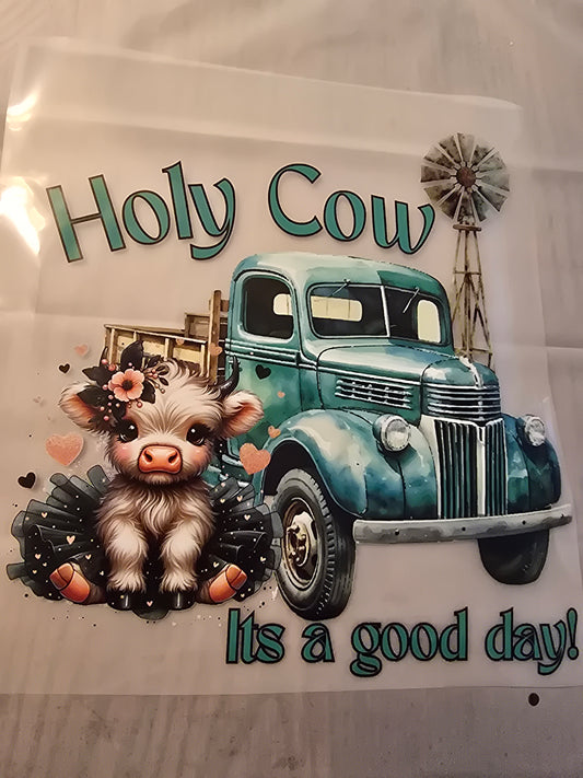 Holy Cow. It's a Good Day Cow Design