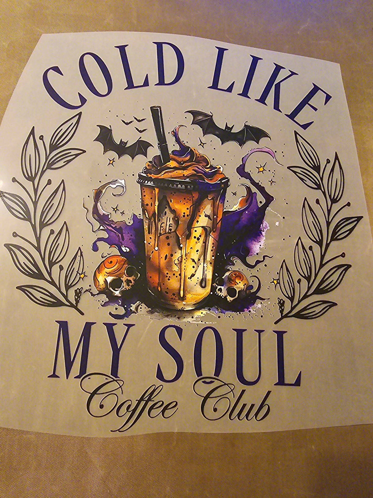 Cold Like My Soul Coffee Club Design