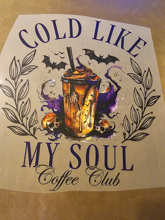 Cold Like My Soul Coffee Club Design