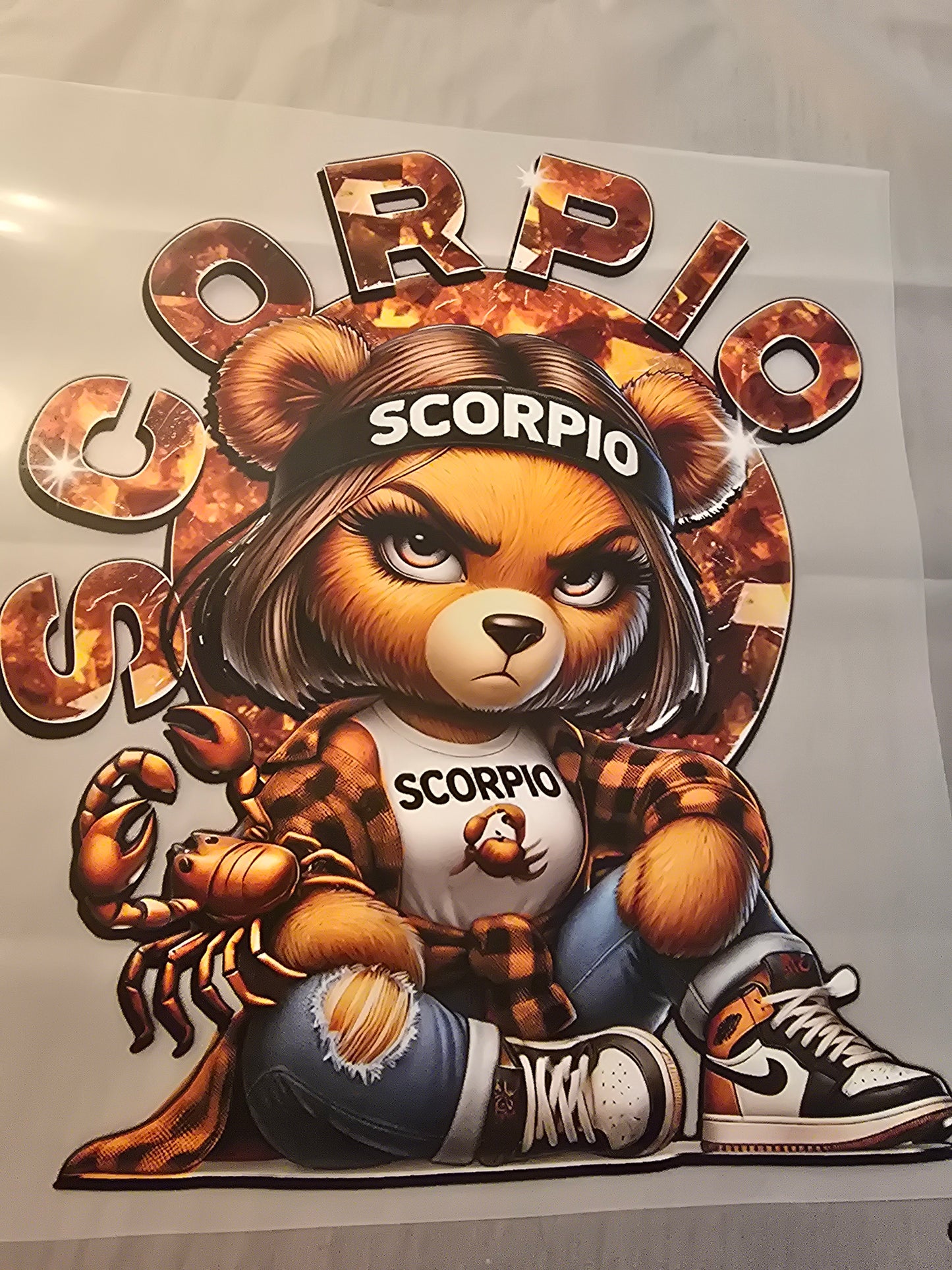 Scorpio Zodiac Bear Design