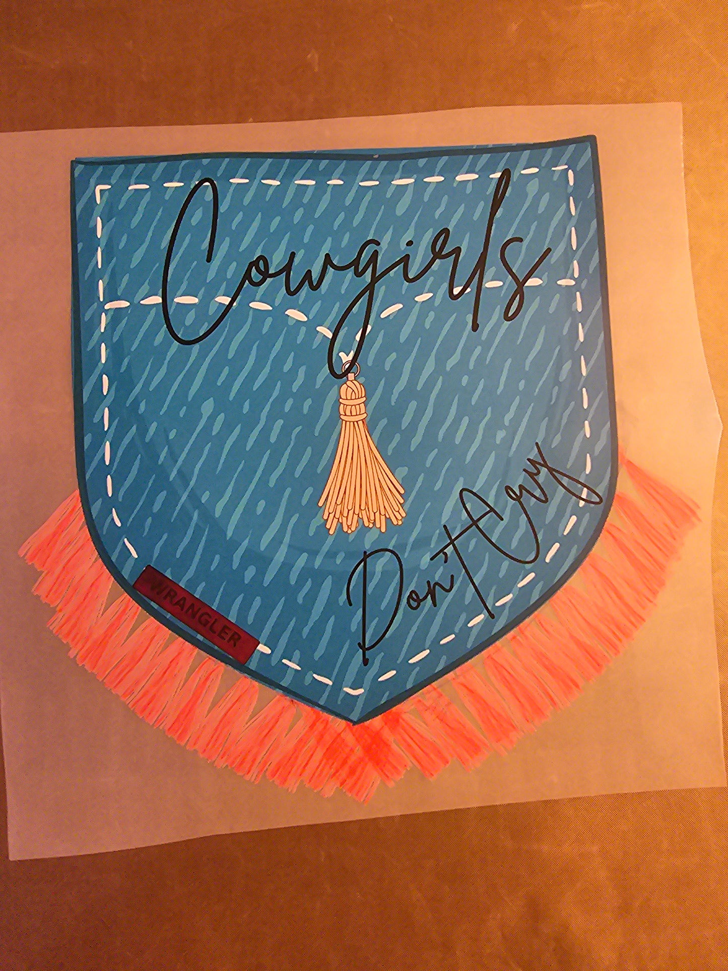 Cowgirls Don't Cry Design
