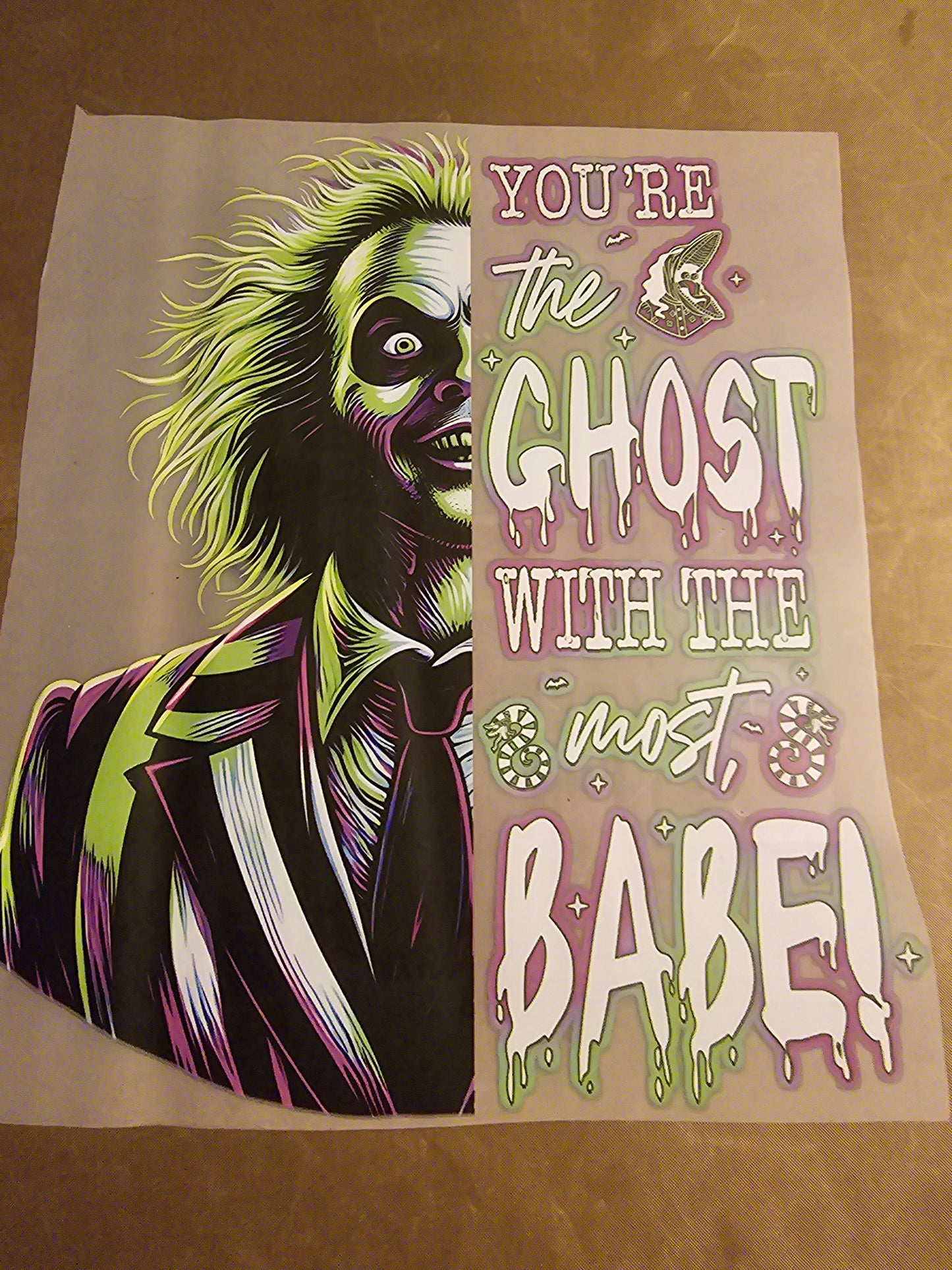 You're the Ghost With the Most Babe! Design