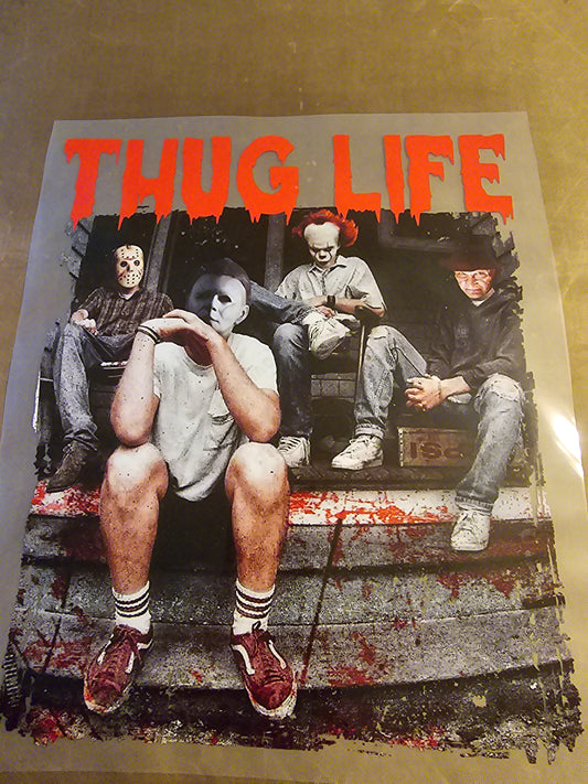 Thug Life Horror Design