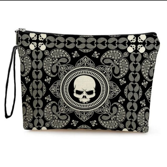 Skull Makeup Bag