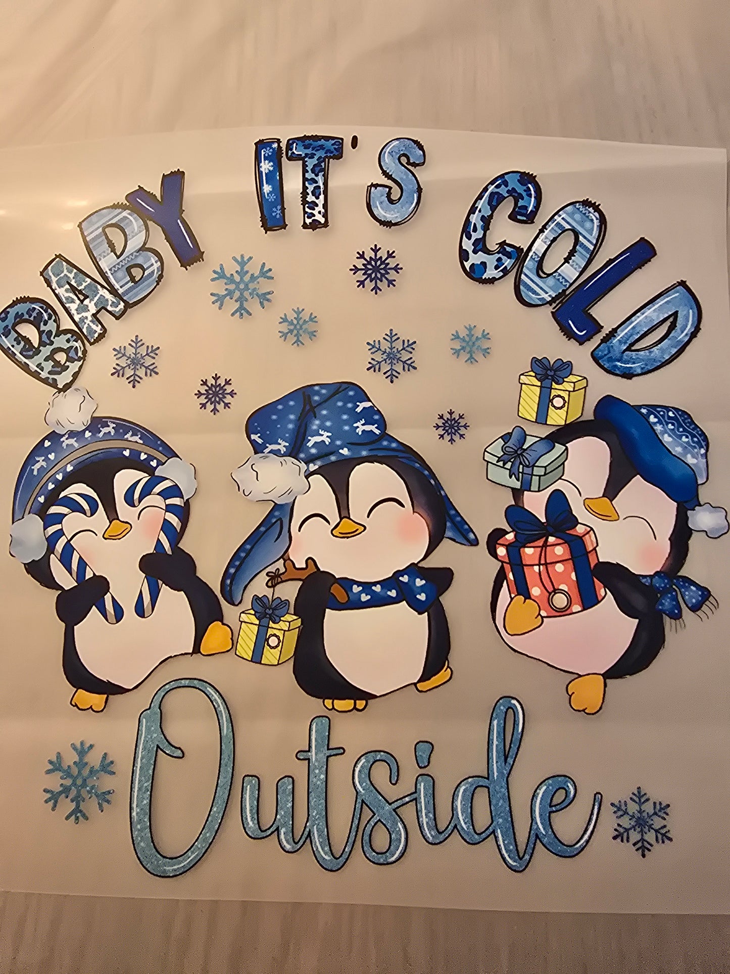 Baby Its Cold Outside Penquin Design