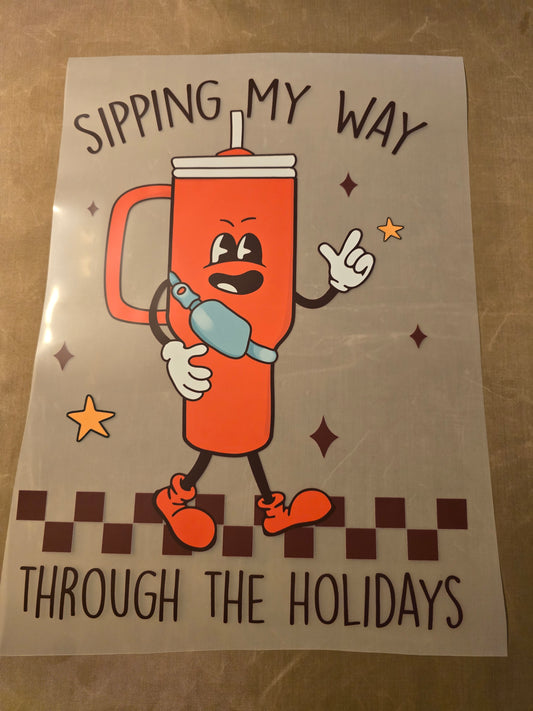 Sipping My Way Through the Holidays Design