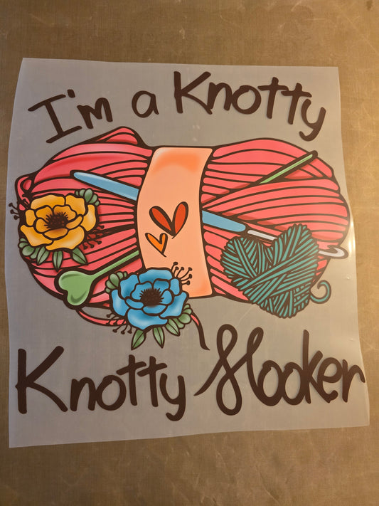 I'm a Knotty Knotty Hooker Design