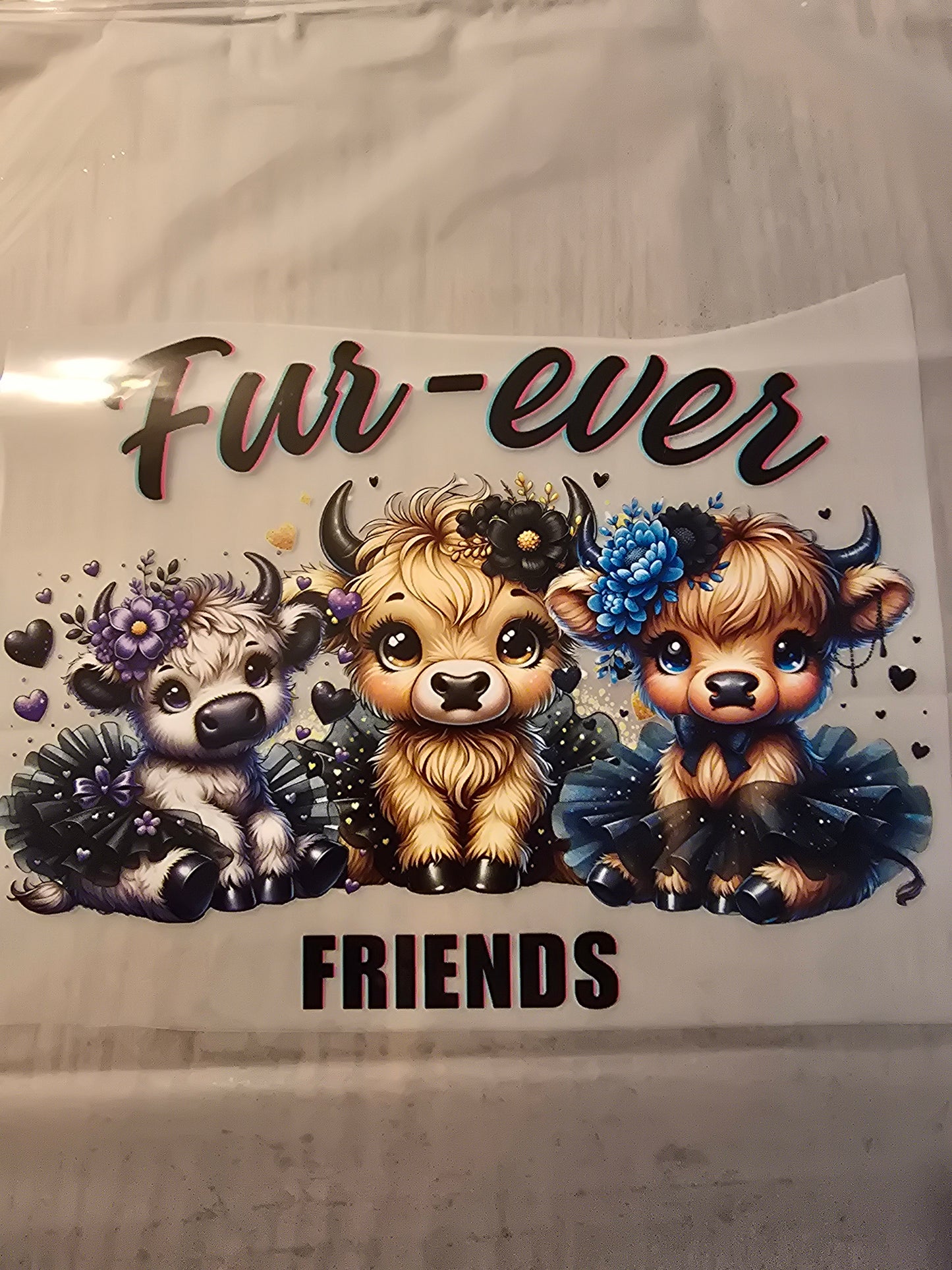 Fur-ever Friends Cow Design