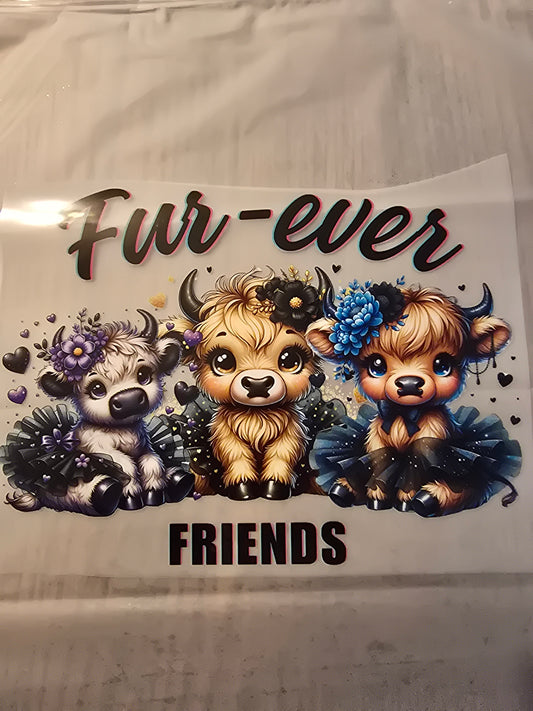 Fur-ever Friends Cow Design