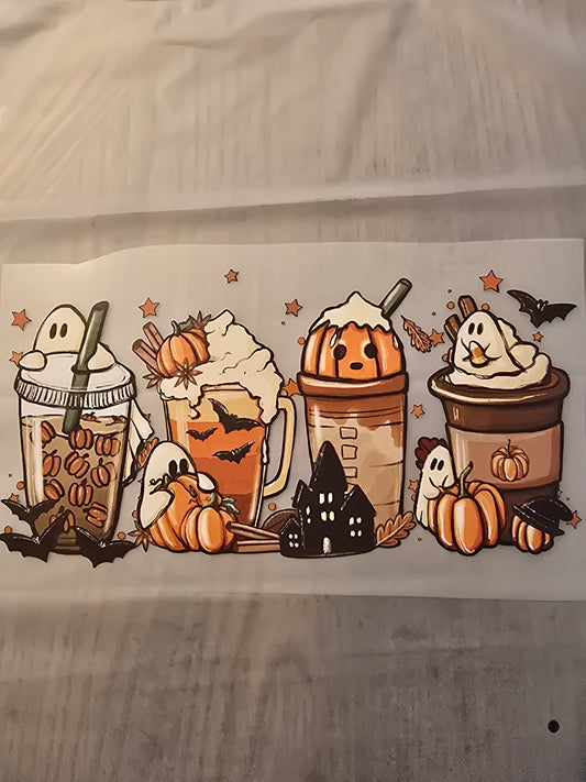 Halloween Ghosty Drinks Design
