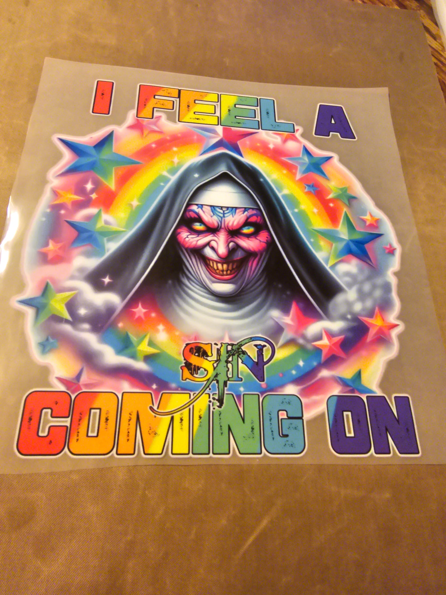 I Feel a Sin Coming On Design