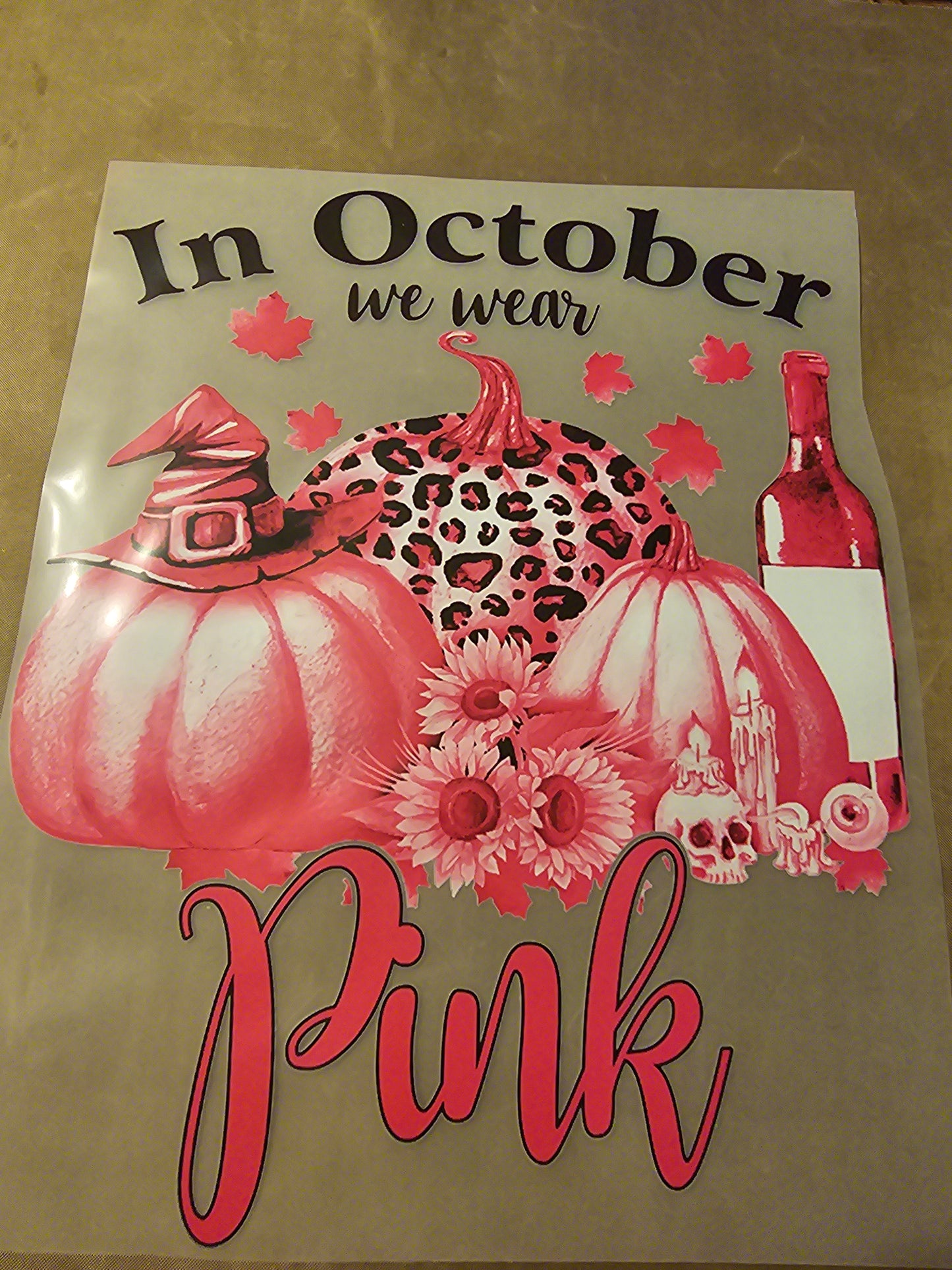 In October We Wear Pink Design