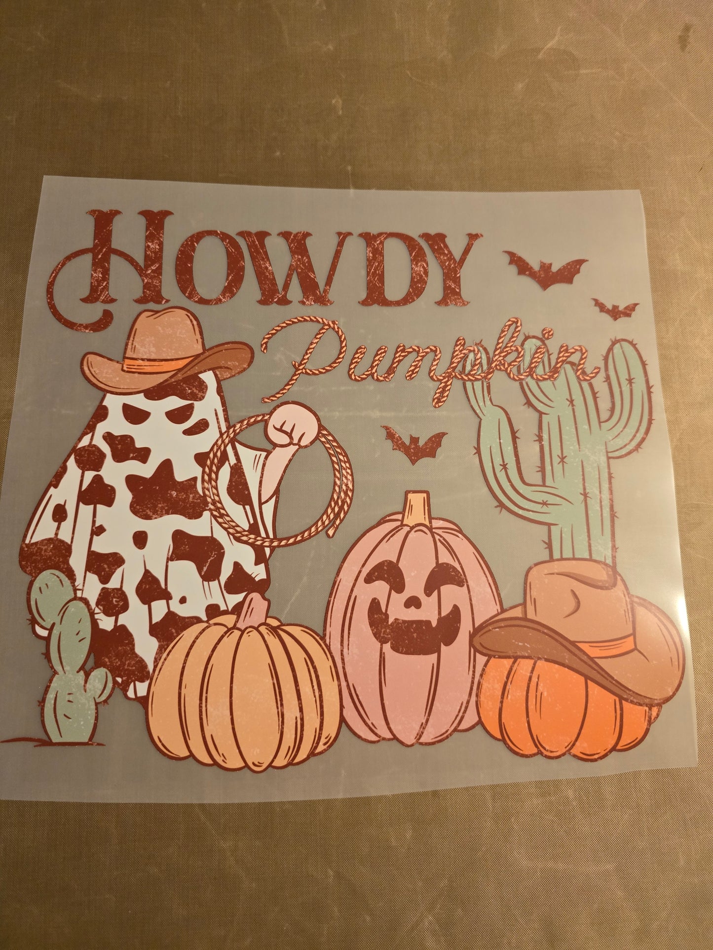 Howdy Pumpkin Design