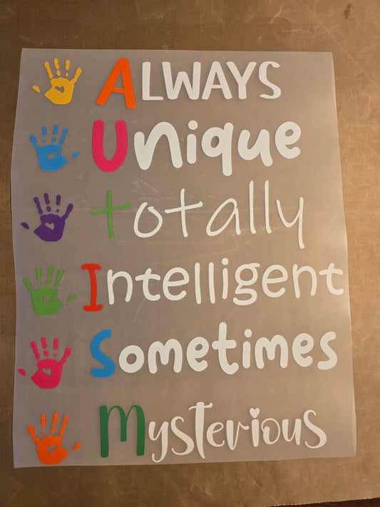 Always Unique Totally Intelligent Sometimes Mysterious Design