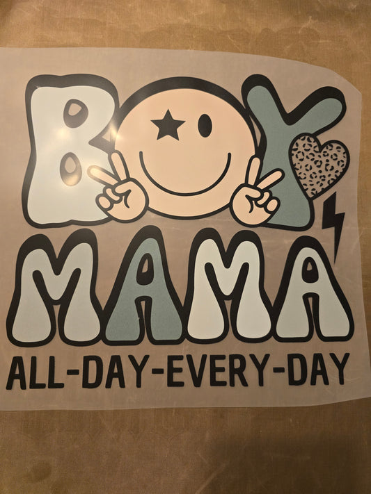Boy Mama All Day Every Day Design