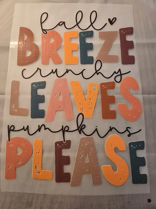 Fall Breeze, Crunchy Leaves, Pumpkins Please Design