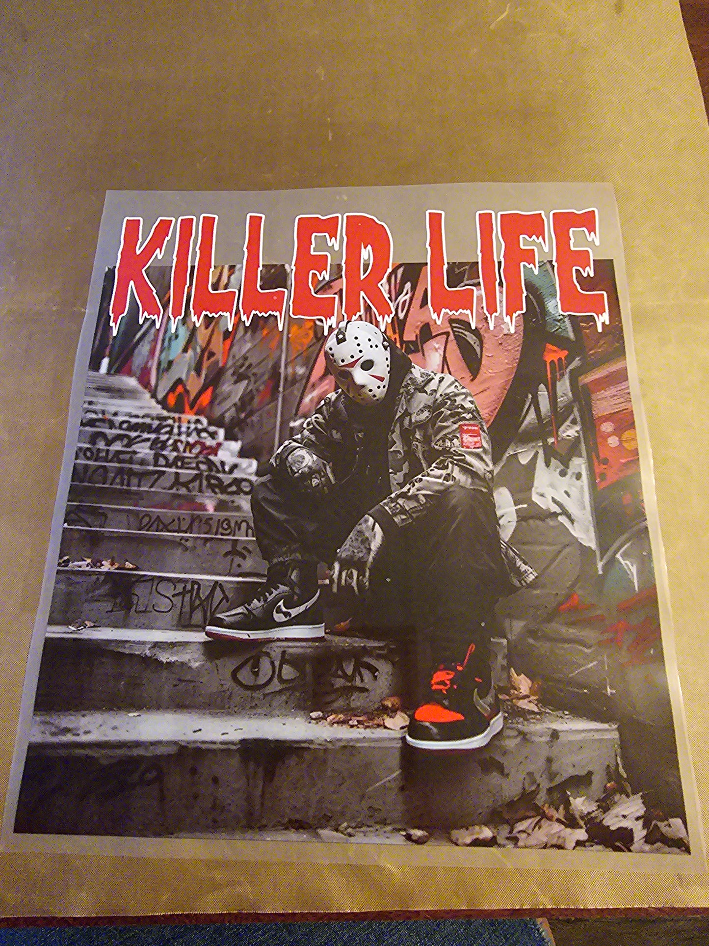 Killer Life Jason Voorhees Horror Design