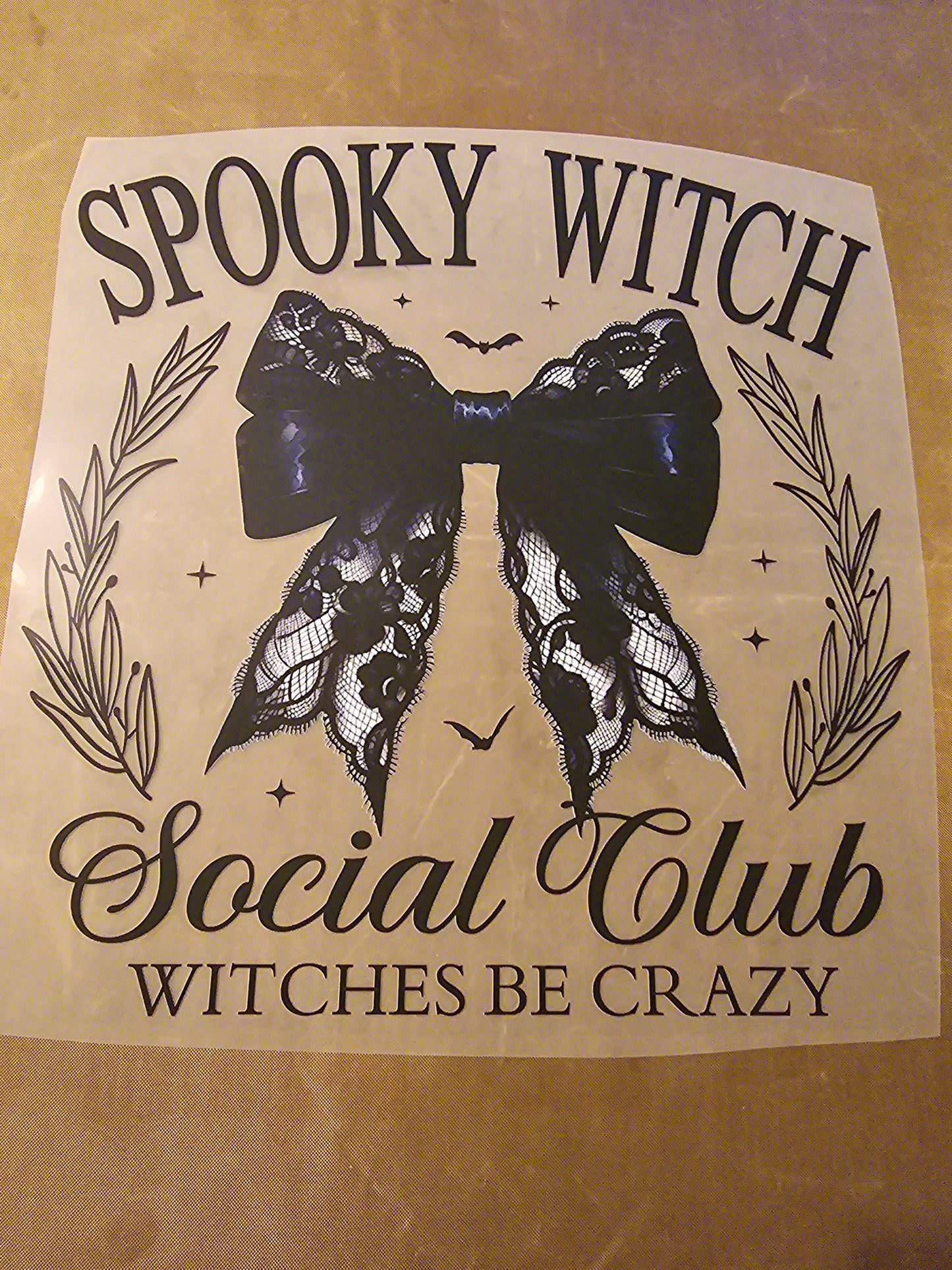 Spooky Witch Social Club Witches Be Crazy Design